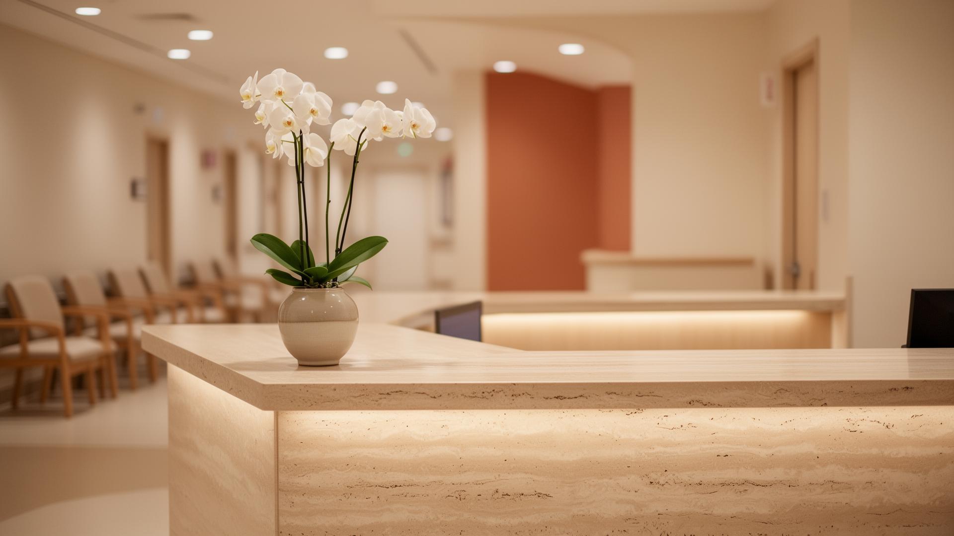 Recepción hospitalaria